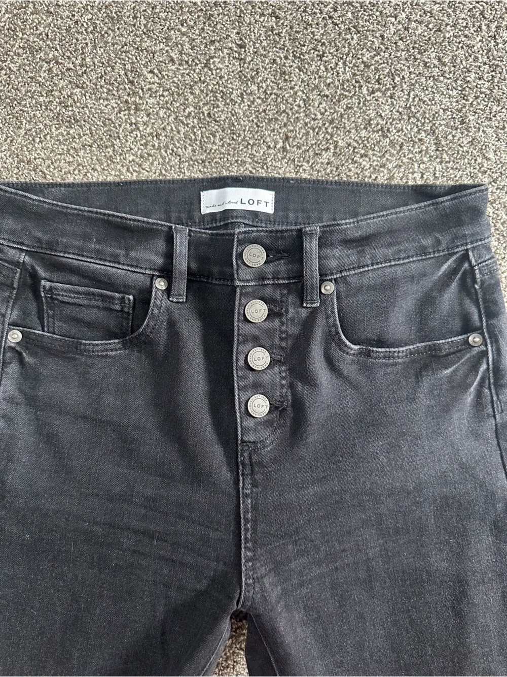 Loft- High-Rise Women's Jeans- Size 27 - Picture 2 of 4